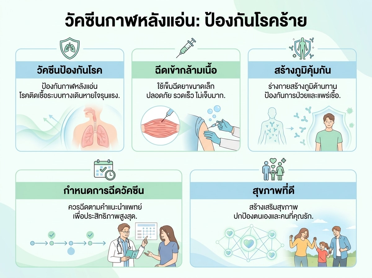 ภาพประกอบวัคซีนกาฬหลังแอ่นและเข็มฉีดยา
